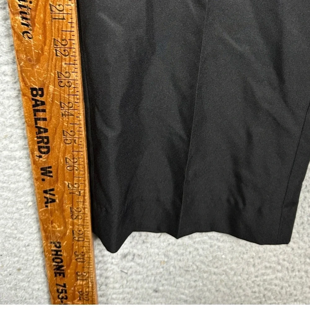 NEW Walter Hagen Pants Mens 36X30 Black Golf Dress Flat Front Straight Pockets